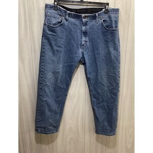 WRANGLER JEANS (Men's Size 38 x 29") Regular Fit Jeans Pockets Button Zip 7F